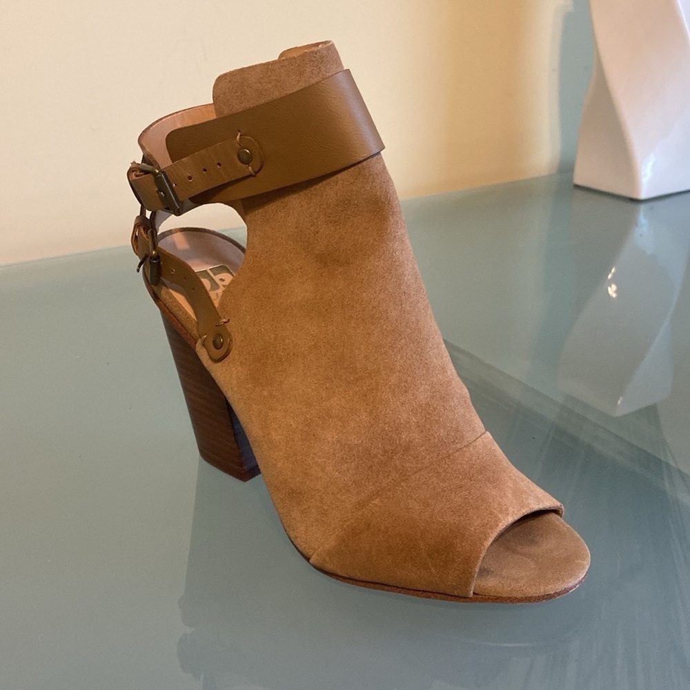 JOE’S Jeans Suede Ankle Boots Western Boots Cowgirl Size 7.5 - Picture 5 of 13